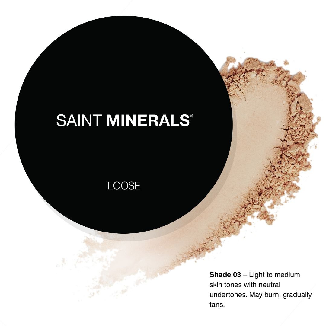 Saint Minerals Loose Mineral Foundation - 3 - SAINT MINERALS® ANZ - Foundation - Loose - The Skin Boutique