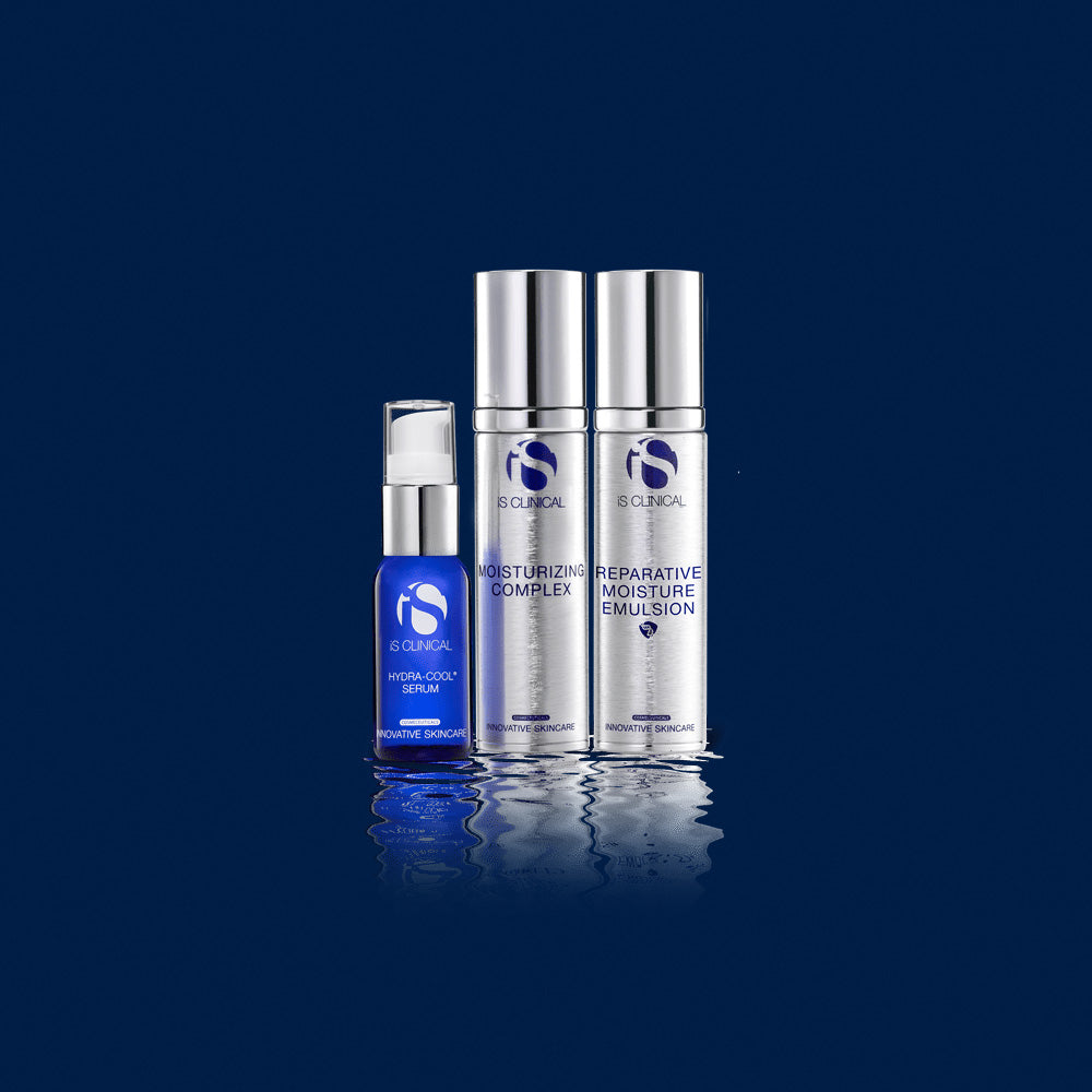is clinical skincare range of moisturisers includes hydra cool serum, moisturizing complex and reparative moisture emulsion.