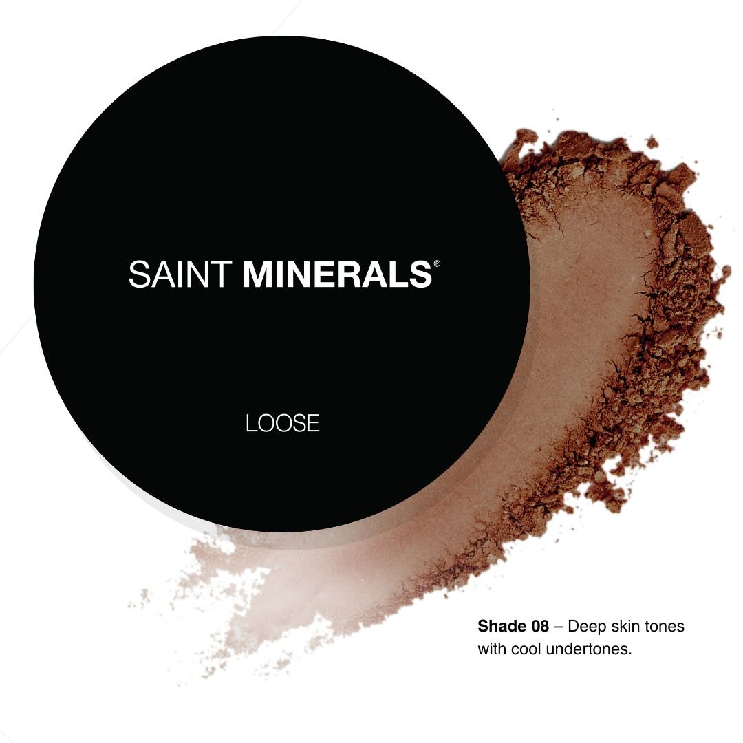 Saint Minerals Loose Mineral Foundation - 8 - SAINT MINERALS® ANZ - Foundation - Loose - The Skin Boutique