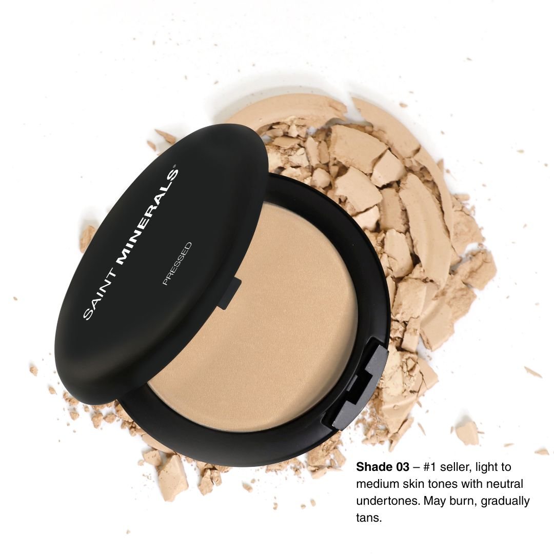 Saint Minerals Pressed Mineral Foundation - 3 - SAINT MINERALS® ANZ - Foundation - Pressed - The Skin Boutique