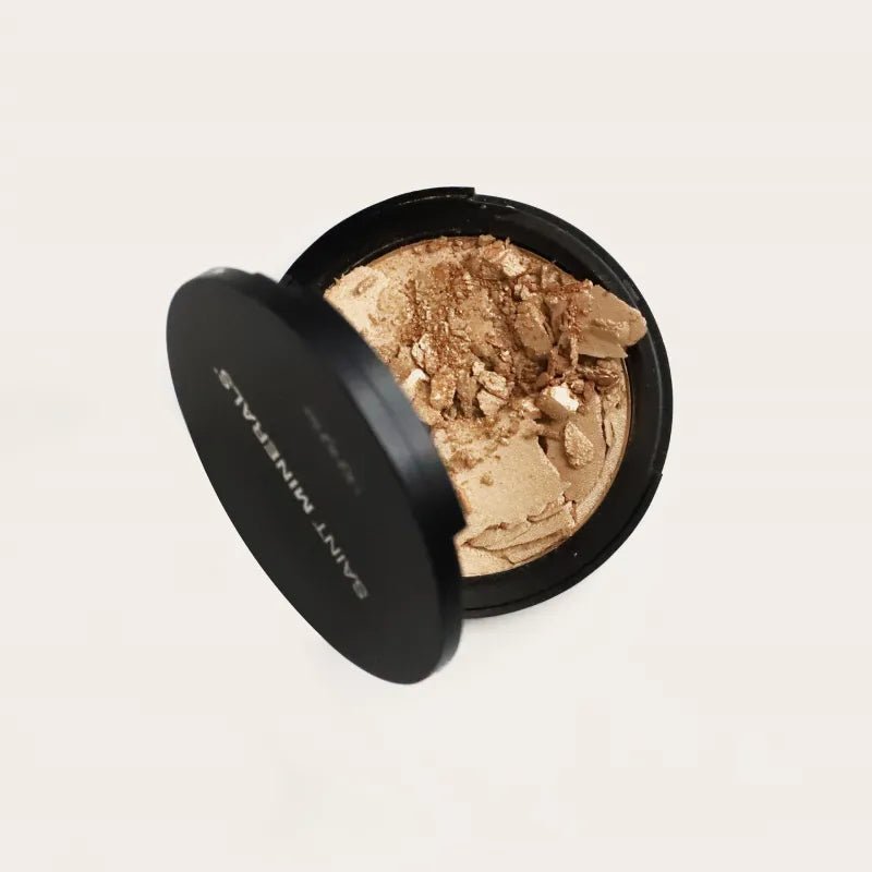 Saint Minerals Pressed Highlighter - Golden Glow - SAINT MINERALS® - Highlighters - The Skin Boutique