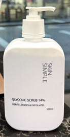 Skin Simple Glycolic Scrub 14% 500ml pump bottle