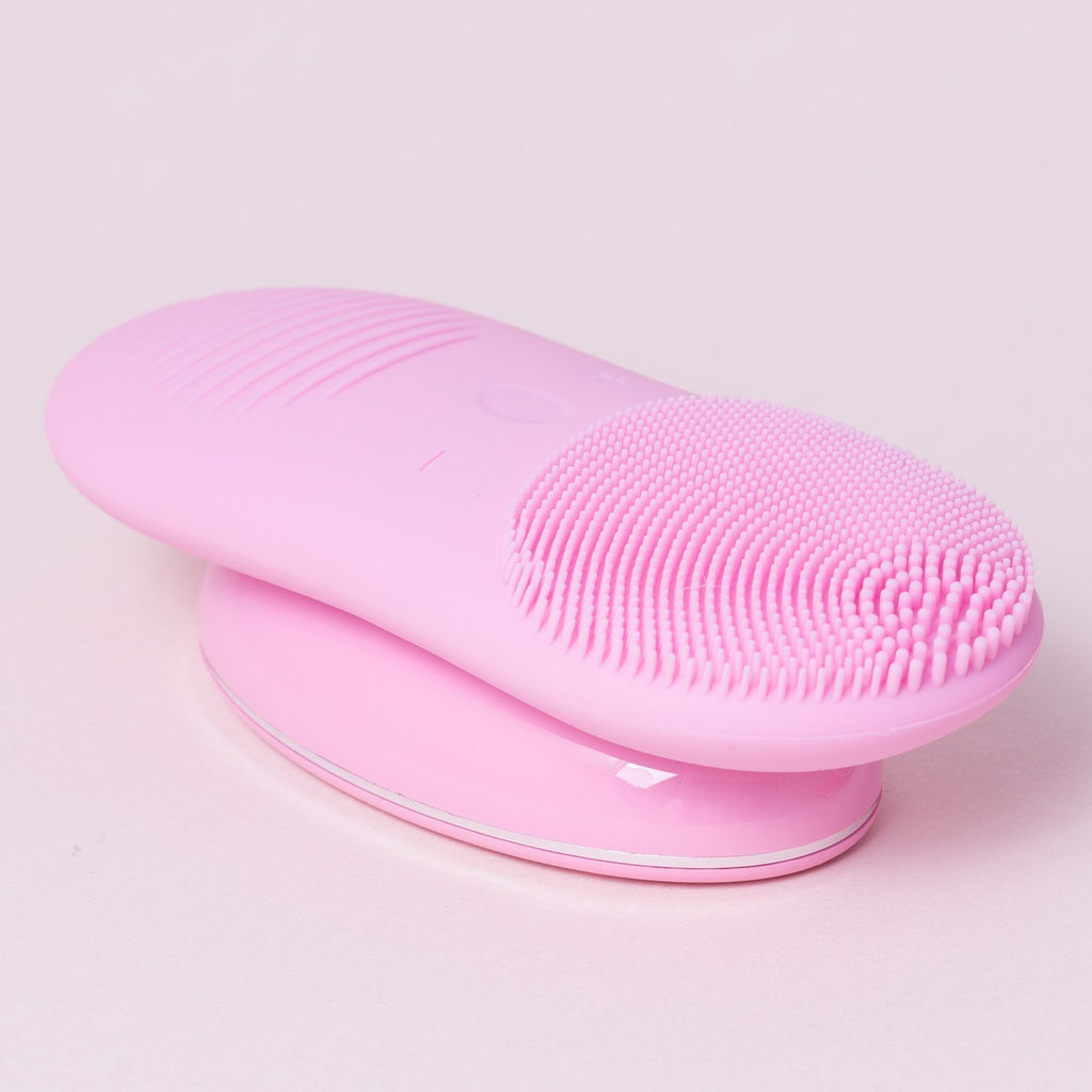 Sonic Cleansing Brush - Light Pink - Hello Glow Skin - Home Clinic Treatment - The Skin Boutique